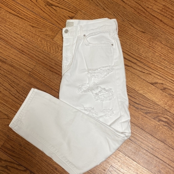 Mother Distressed Jeans Size 28 100%Cotton - Picture 6 of 6